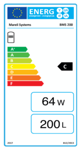 Mareli Systems BMS 200 literes hűtési-fűtési puffertartály "C" energetikai besorolással